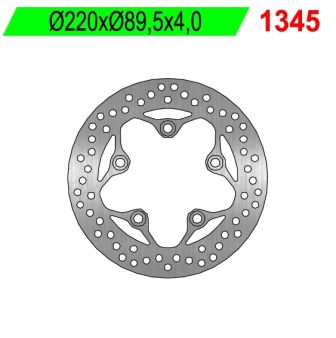 Disque de freins NG 220/89.5/4mm 5 trou