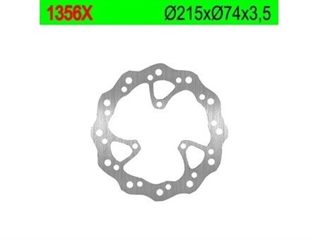 Disque de freins NG 215/74/3.5mm 3 Loch