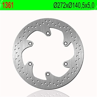 Disque de freins NG 272/140,5/5mm 6 trou