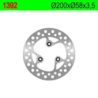 Bremsscheibe NG 200/58/3.5mm 3 Loch Bremsscheibe NG 200/58/3.5mm 3 Loch
