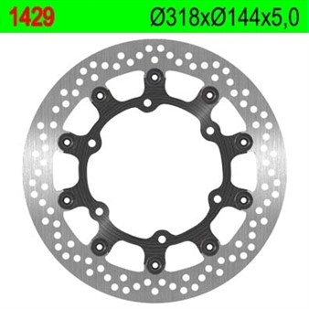 Bremsscheibe NG 318/144/5mm 6 Loch