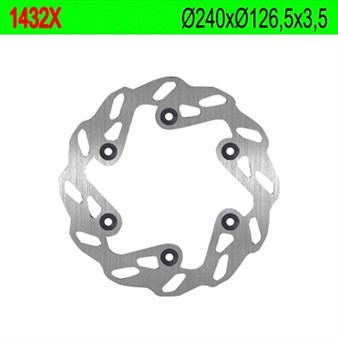 Disque de freins NG 240/126.5/3.5mm 6 trou