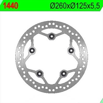 Disque de freins NG 260/125/5.5mm 5 trou Disque de freins NG 260/125/5.5mm 5 trou