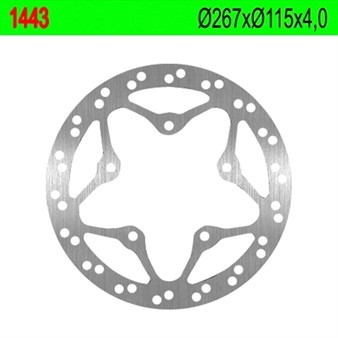 Disque de frein NG 267/115/4mm 5 trou Disque de frein NG 267/115/4mm 5 trou