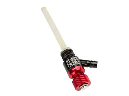 Benzinhahn Stage6 15 mm Universal schwarz rot