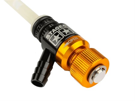 Benzinhahn Stage6 15 mm Universal schwarz gold