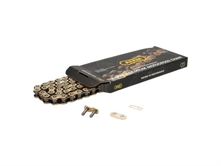 Kette AFAM 520R3-G 118L, verstärkt, ohne O-Ring, gold