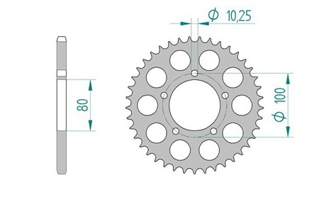 Couronne alu PVM 520/40D