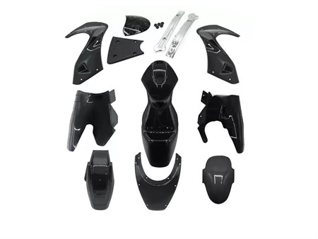Kit carrosserie Pocket Bike Pista chonoise, noir Kit carrosserie Pocket Bike Pista chonoise, noir
