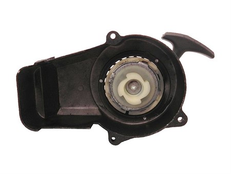 Lanceur (EASY Pullstarter) Pocket Bike / Quad / Dirt Bike, Alu noir