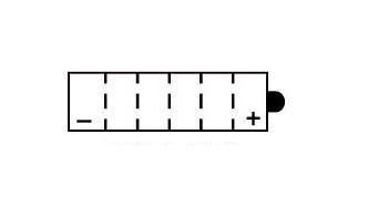 Batterie YB3L-B Kyoto 12V 3Ah (leer)