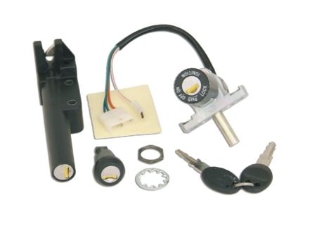 Kit serrures/contacteur clé complet, scooter Aprilia Amico 50cc Kit serrures/contacteur clé complet, scooter Aprilia Amico 50cc