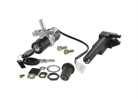 Kit serrure/Contacteur à clé complet, scooter Aprilia SR Di-Tech50cc Kit serrure/Contacteur à clé complet, scooter Aprilia SR Di-Tech50cc