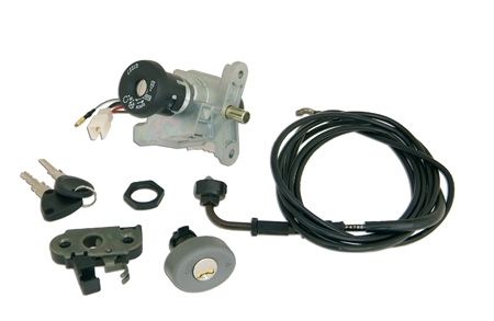 Kit serrure/contacteur à clé, scooter 50cc MBK Flipper/ Yamaha Why
