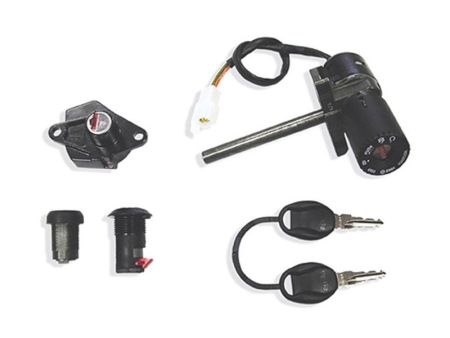 Kit serrure/contacteur à clé, scooter Aprilia Atlantic 125 -250cc Kit serrure/contacteur à clé, scooter Aprilia Atlantic 125 -250cc