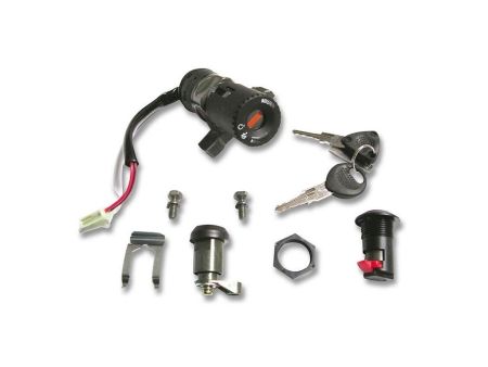 Kit serrure / contacteur à clé complet, scooter Honda SH125 2001-2004 Kit serrure / contacteur à clé complet, scooter Honda SH125 2001-2004