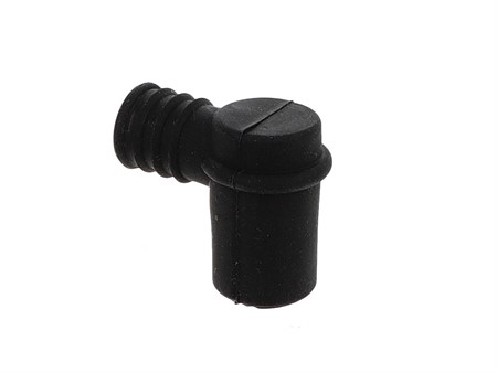 Kerzenstecker Silikon schwarz Racing