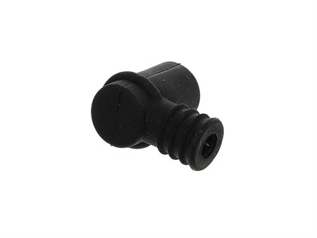 Capuchon de bougie noir en silicone (étanche)