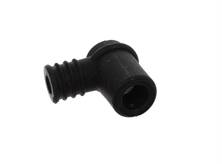 Capuchon de bougie noir en silicone (étanche)