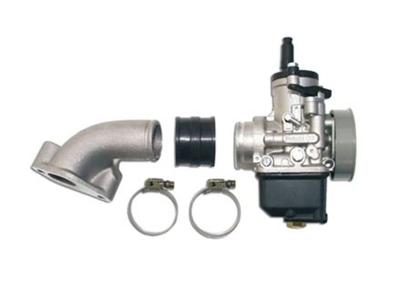 Kit carburateur complet Dell'orto 28mm, scooter Vespa PX / LML Star Delux 125cc 2T Kit carburateur complet Dell'orto 28mm, scooter Vespa PX / LML Star Delux 125cc 2T