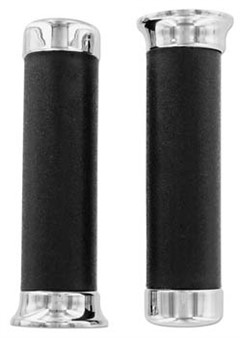 Lenkergriffe Gummi schwarz 24/24mm, Piaggio Vespa PX FD