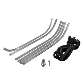 Kit marche pied avec caoutchouc, scooter Vespa GT, GTR, TS, Super, Rally Kit marche pied avec caoutchouc, scooter Vespa GT, GTR, TS, Super, Rally