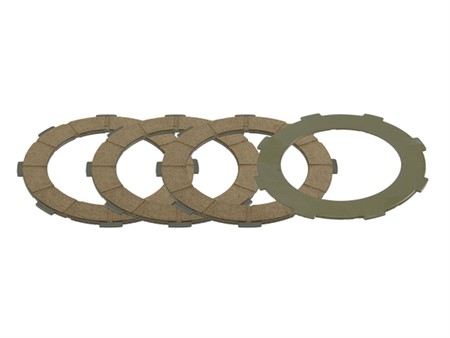 Disques dembrayage garnis renforcés (3pcs), scooter  Vespa PX 125-150-200cc année 1995-2011