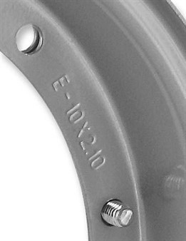 Felge Vespa 2.10 - 10 für Pneu 3.00-3.5 - 10 silber