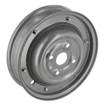 Felge Vespa silber geschlossen 1.80 x 9 Zoll (5 Loch)