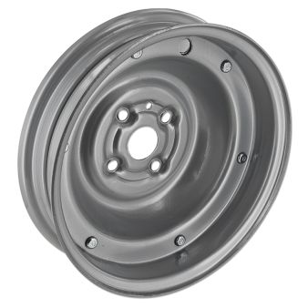 Jante séparable acier argent 2.10 x11" (4 trous) Jante séparable acier argent 2.10 x11" (4 trous)
