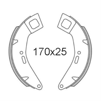 Bremsbacken Vespa Cosa 1-2 vorne