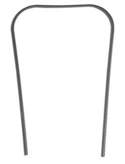 Schild-Profil schwarz (Monoschlitzrohr) Vespa Px-Pe-T5