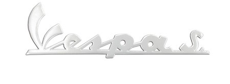 Emblème chromé, 152x43.5mm, VESPA S Emblème chromé, 152x43.5mm, VESPA S