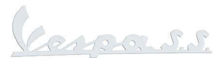 Emblem chrom Vespa S.S. Vespa 177×44 mm Emblem chrom Vespa S.S. Vespa 177×44 mm
