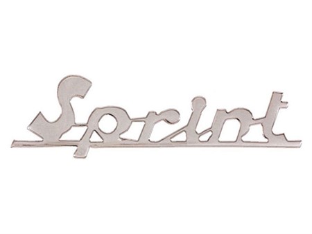 Emblème logo SPRINT chromé, Vespa - Sprint
