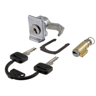 Schlosssatz für Seitenbox 4mm, Vespa Schlosssatz für Seitenbox 4mm, Vespa