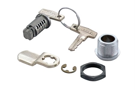 Kit serrure Zadi pour cache latéral, scooter Vespa 50-125cc Kit serrure Zadi pour cache latéral, scooter Vespa 50-125cc