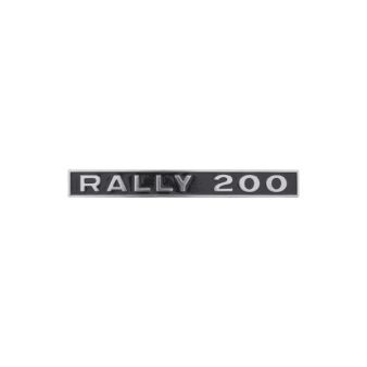 Emblem Rally 200 123 x15 mm Aluminium Piaggio Vespa Emblem Rally 200 123 x15 mm Aluminium Piaggio Vespa