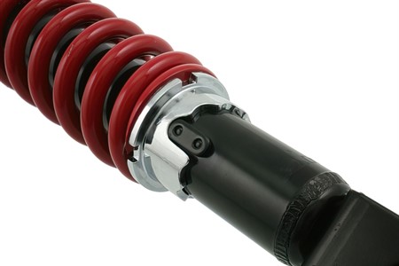 Stossdämpfer Peugeot Speedfight, hinten, 275mm, schwarz/rot