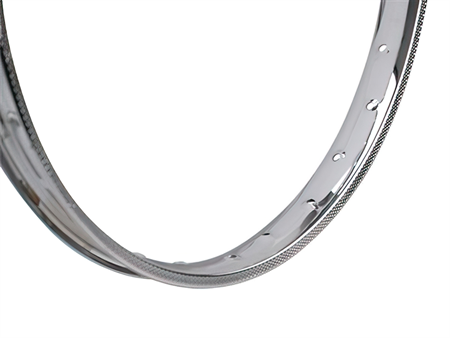 Felgenring 1.20 x 17" Chrom, 37mm breit «28 Loch»