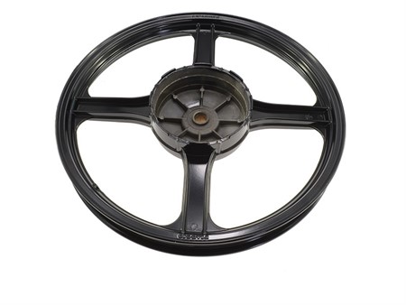 Hinterrad, Gussfelge schwarz Piaggio Ciao, SI