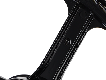 Roue avant noire, vélomoteur Piaggio Ciao, SI
