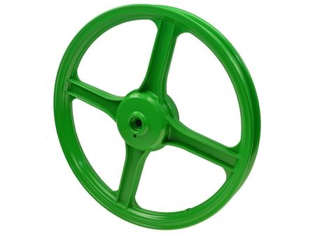 Roue avant vert, vélomoteur Piaggio Ciao, SI Roue avant vert, vélomoteur Piaggio Ciao, SI