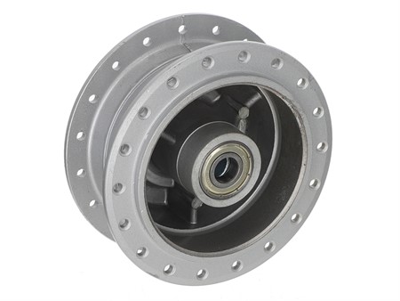 Vorderradnabe grau, mit Lager Speichenrad Puch / Sachs
