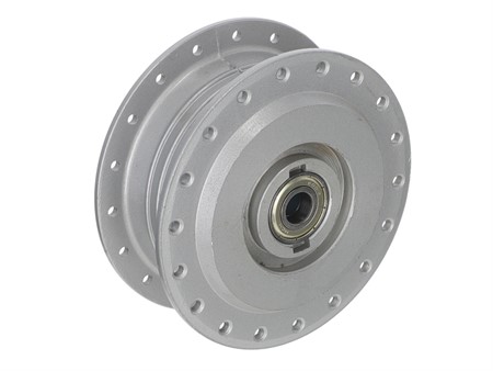 Vorderradnabe grau, mit Lager Speichenrad Puch / Sachs