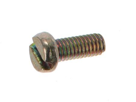 Vis M4x10 mm en acier 4.8 zingué jaune Vis M4x10 mm en acier 4.8 zingué jaune