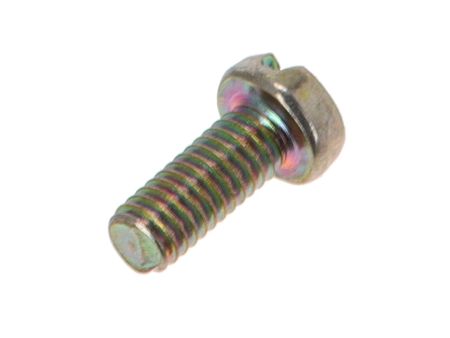 Schraube M4x10 mm Stahl 4.8 verzinkt gelb