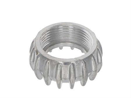Couronne de coude d'échappement aluminium, à visser, M35x2