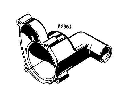Luftfilter-Gehäuse «vorder Teil» Sachs 503 ADV Katalysator