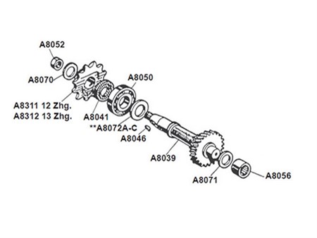 Simmerring 15x24x5, Motor Beta 521